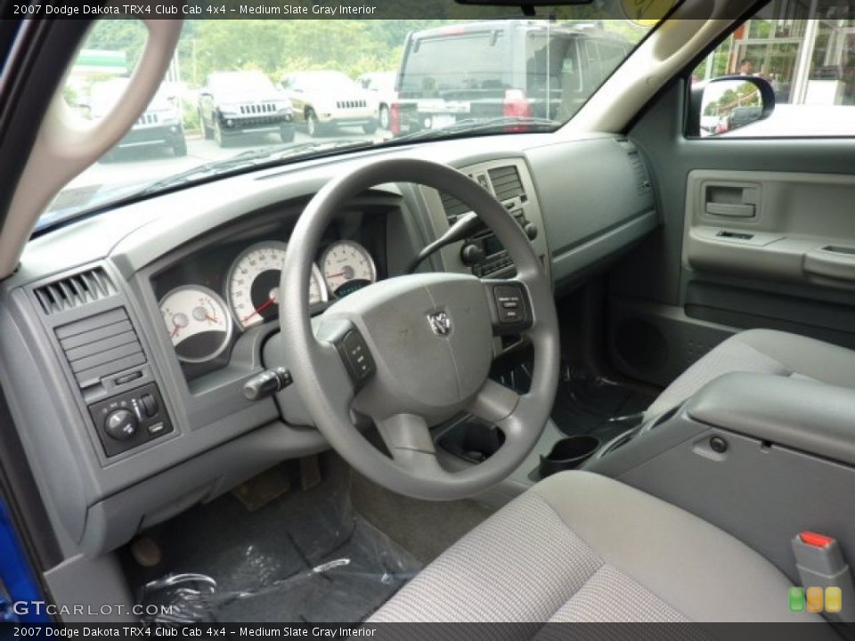 Medium Slate Gray Interior Photo for the 2007 Dodge Dakota TRX4 Club Cab 4x4 #50933550