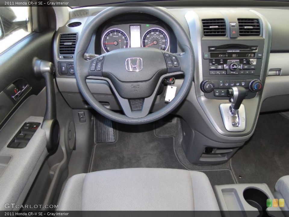 Gray Interior Dashboard for the 2011 Honda CR-V SE #50933553