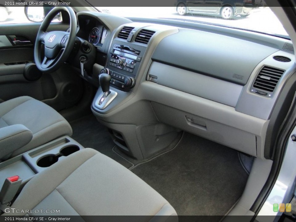 Gray Interior Dashboard for the 2011 Honda CR-V SE #50933595