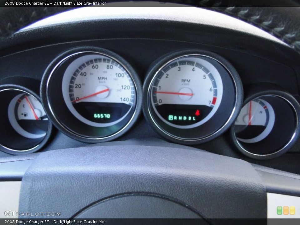 Dark/Light Slate Gray Interior Gauges for the 2008 Dodge Charger SE #50935809