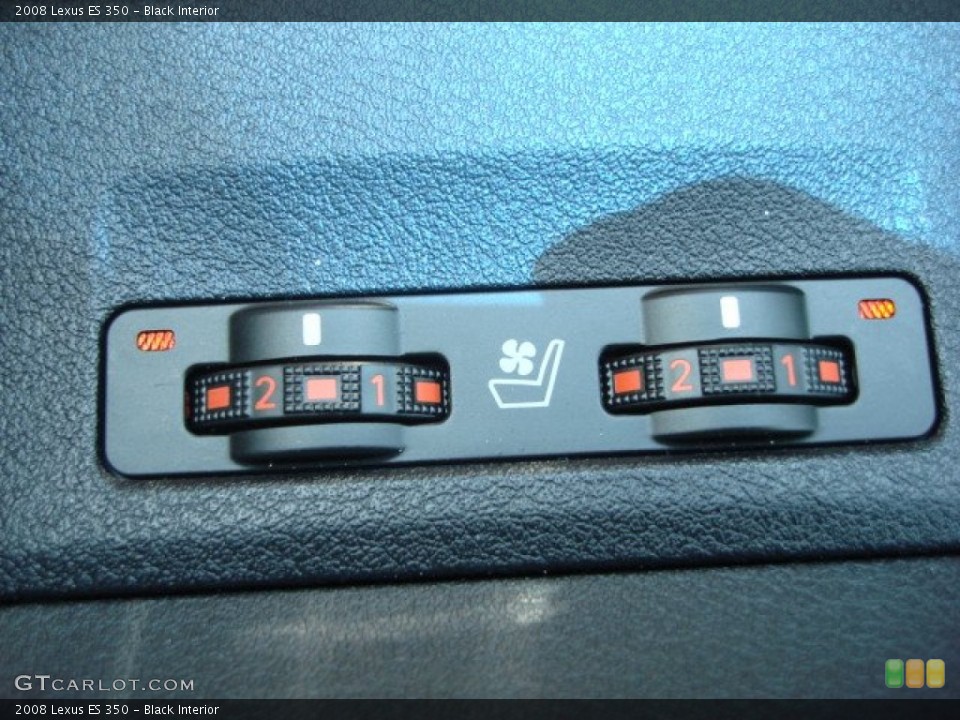 Black Interior Controls for the 2008 Lexus ES 350 #50936376