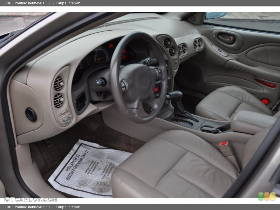 Taupe Interior Photo for the 2003 Pontiac Bonneville SLE #50938692