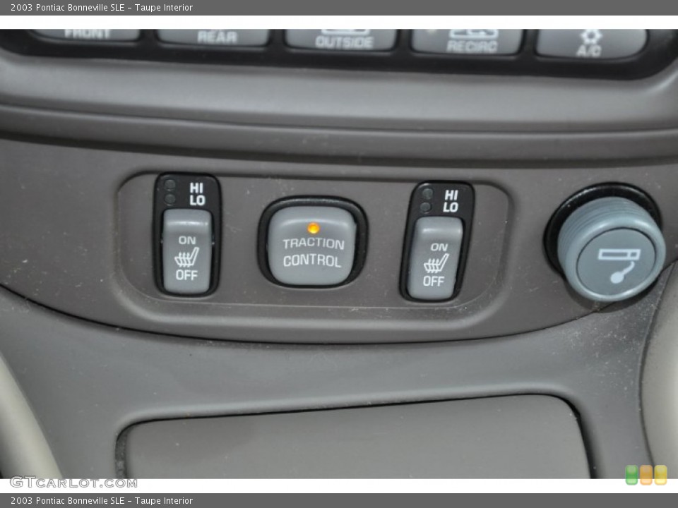 Taupe Interior Controls for the 2003 Pontiac Bonneville SLE #50938869