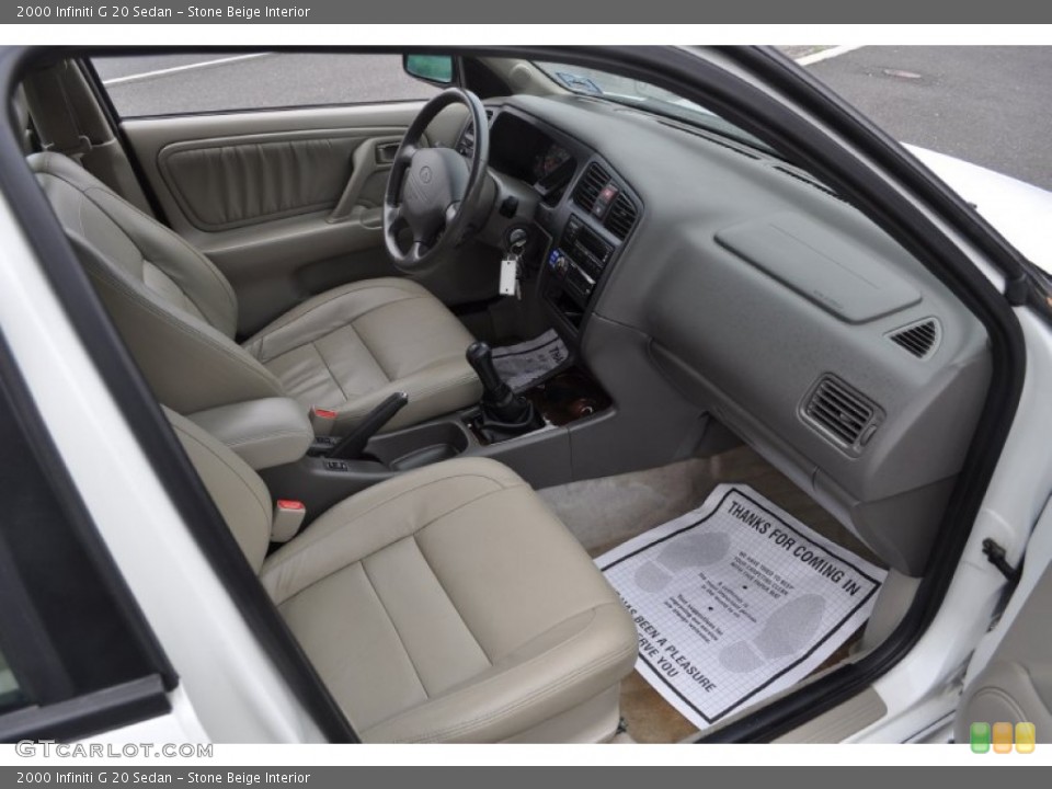 Stone Beige 2000 Infiniti G Interiors
