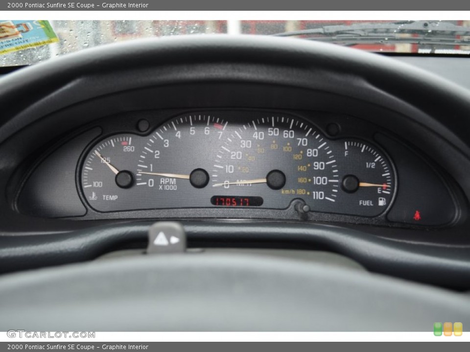 Graphite Interior Gauges for the 2000 Pontiac Sunfire SE Coupe #50939721