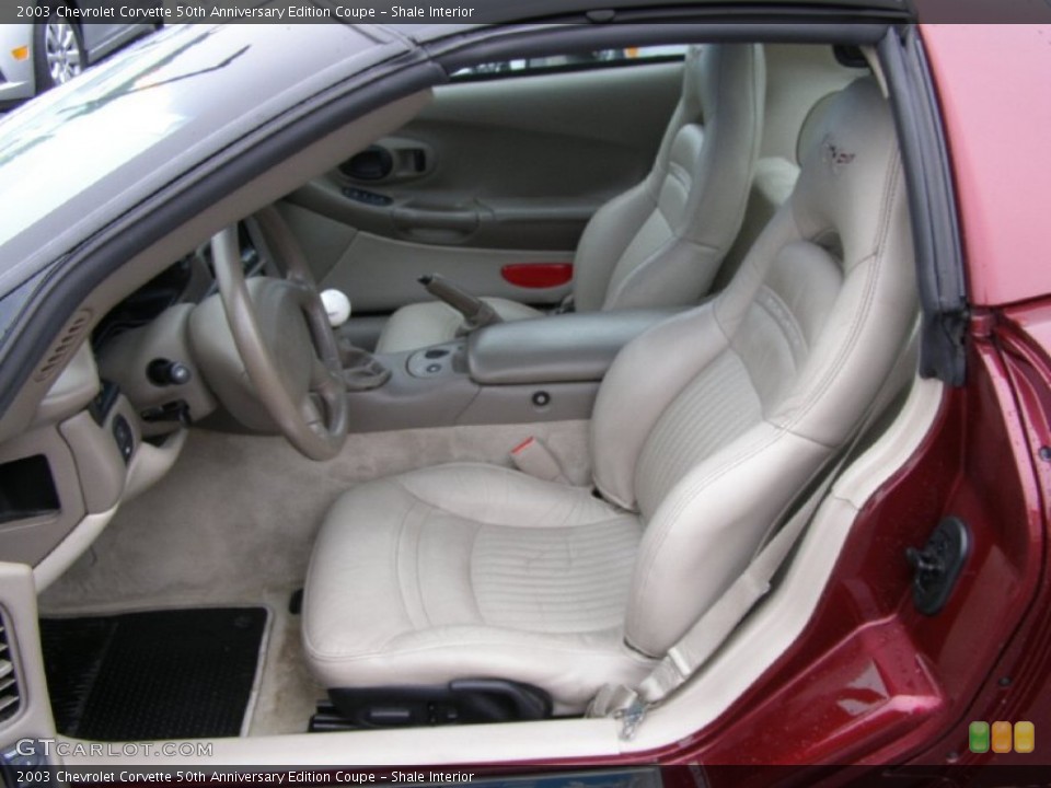 Shale Interior Photo for the 2003 Chevrolet Corvette 50th Anniversary Edition Coupe #50940627