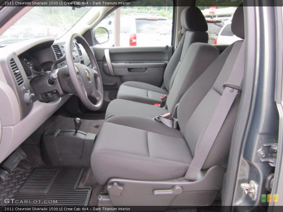 Dark Titanium Interior Photo for the 2011 Chevrolet Silverado 1500 LS Crew Cab 4x4 #50940675