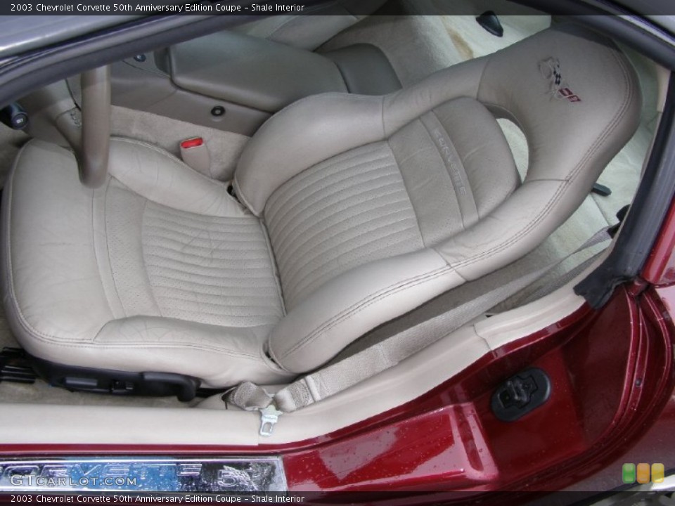 Shale Interior Photo for the 2003 Chevrolet Corvette 50th Anniversary Edition Coupe #50940708