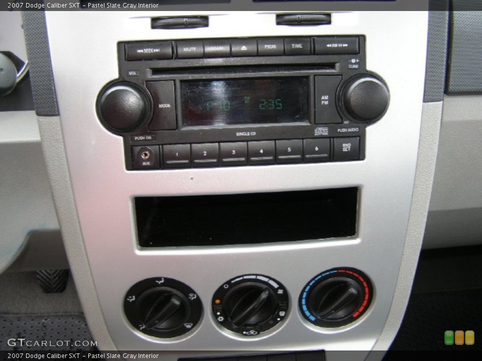 Pastel Slate Gray Interior Controls for the 2007 Dodge Caliber SXT #50941218