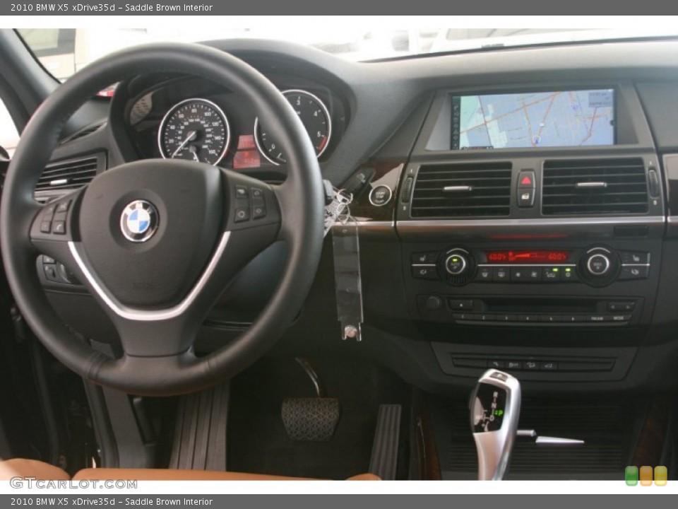 Saddle Brown Interior Dashboard for the 2010 BMW X5 xDrive35d #50942367