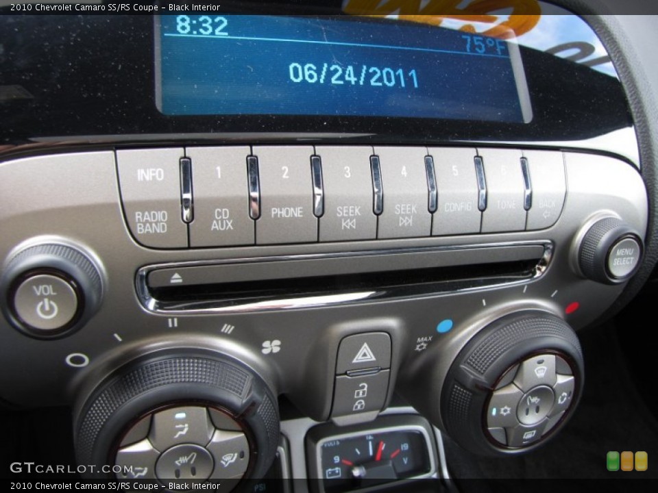 Black Interior Controls for the 2010 Chevrolet Camaro SS/RS Coupe #50942577