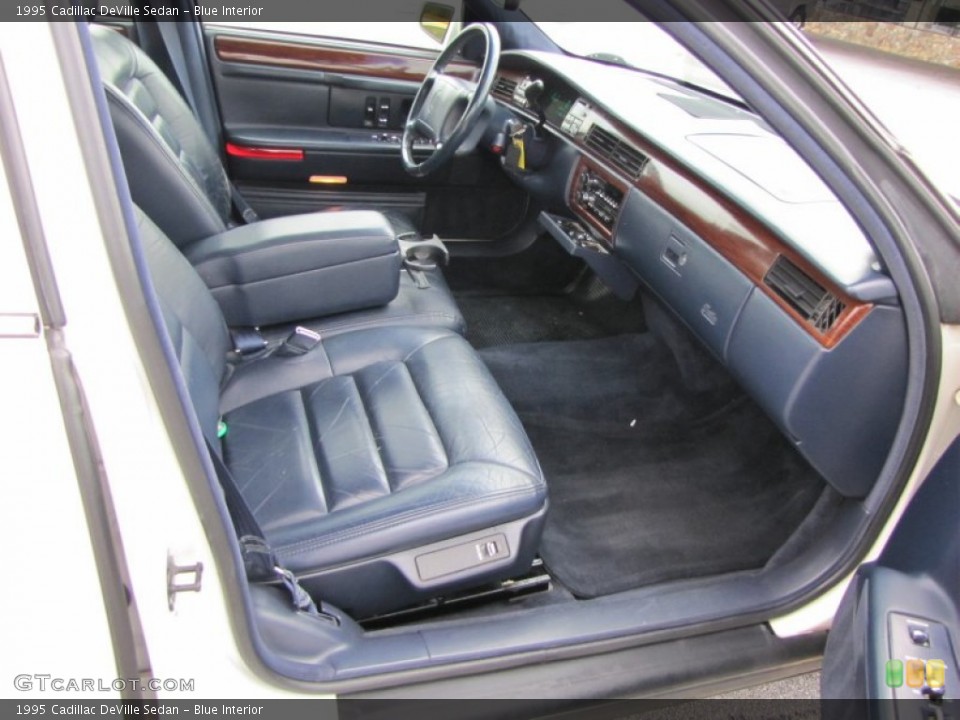 Blue 1995 Cadillac DeVille Interiors