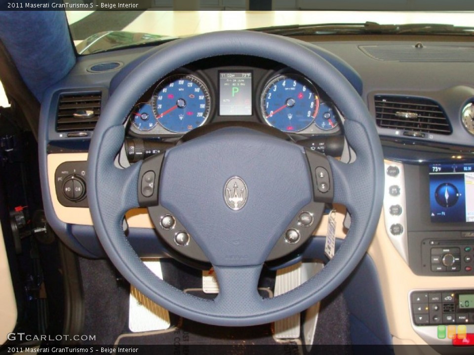 Beige Interior Steering Wheel for the 2011 Maserati GranTurismo S #50945277