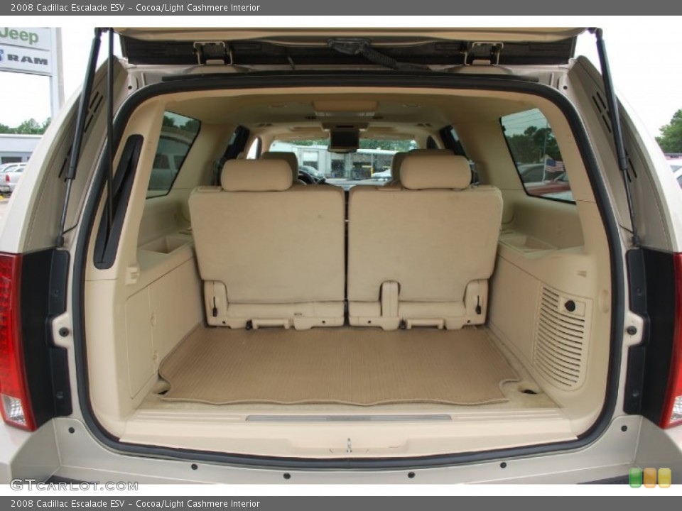 Cocoa/Light Cashmere Interior Trunk for the 2008 Cadillac Escalade ESV #50946501