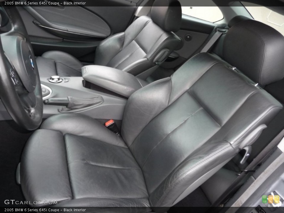 Black Interior Photo for the 2005 BMW 6 Series 645i Coupe #50947029