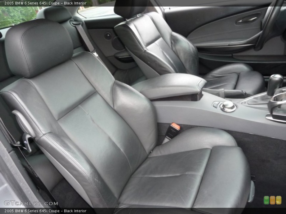 Black Interior Photo for the 2005 BMW 6 Series 645i Coupe #50947044