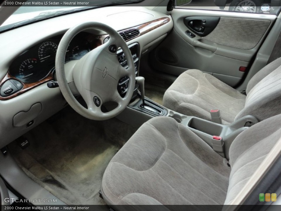Neutral Interior Prime Interior for the 2000 Chevrolet Malibu LS Sedan #50952207