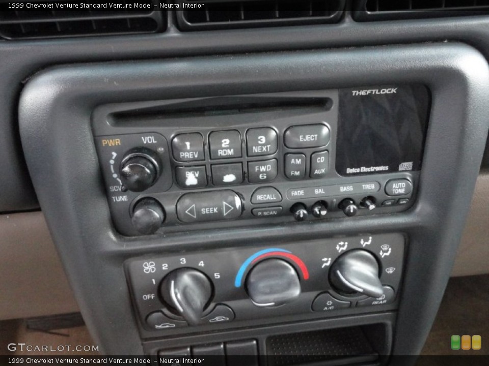 Neutral Interior Controls for the 1999 Chevrolet Venture  #50952435