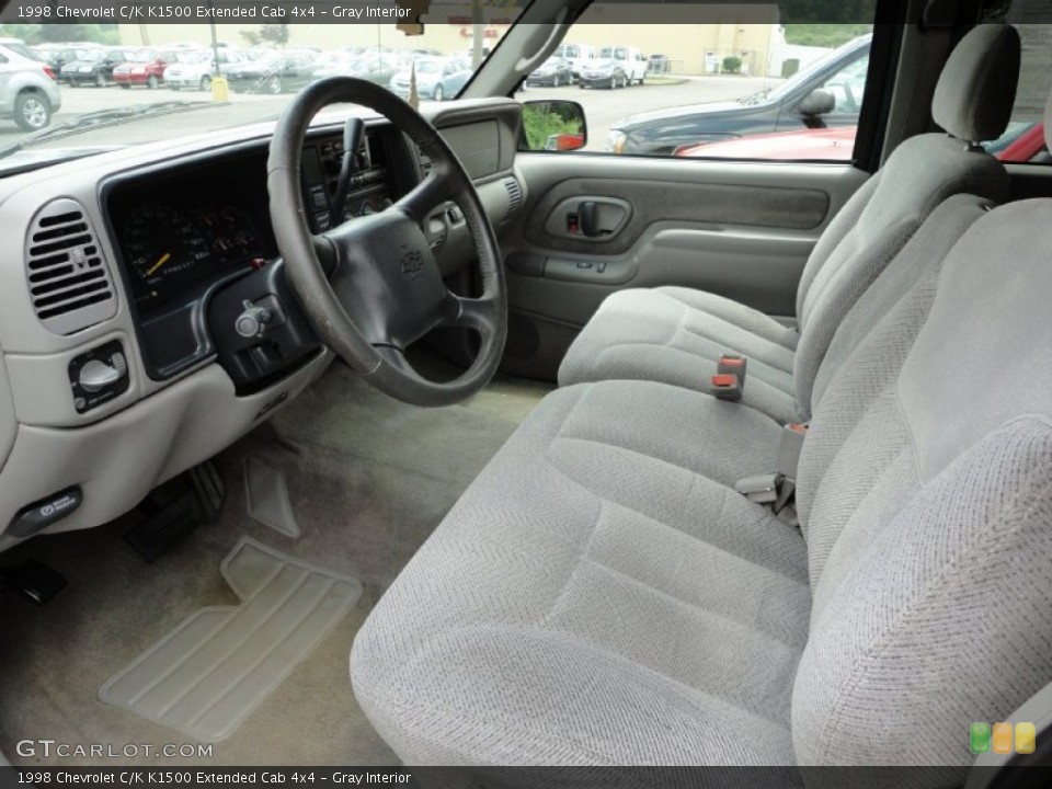 Gray Interior Photo for the 1998 Chevrolet C/K K1500 Extended Cab 4x4 #50953308