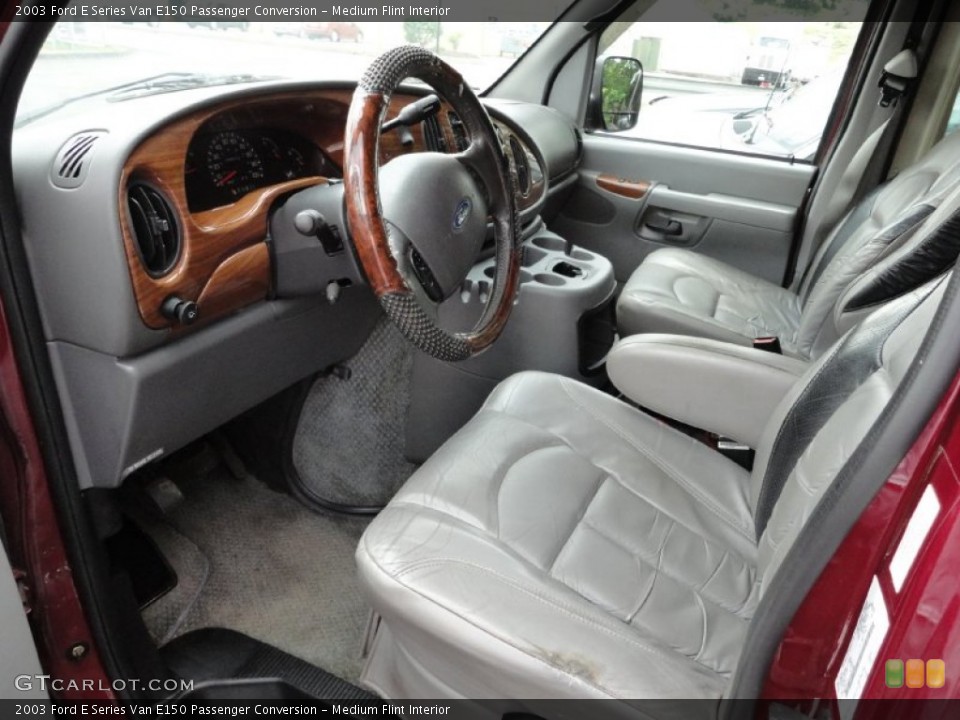Medium Flint Interior Photo for the 2003 Ford E Series Van E150 Passenger Conversion #50954664