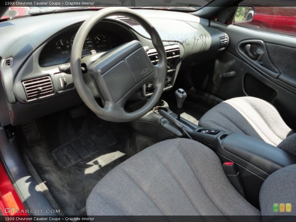 Graphite Interior Prime Interior for the 1999 Chevrolet Cavalier Coupe #50954856