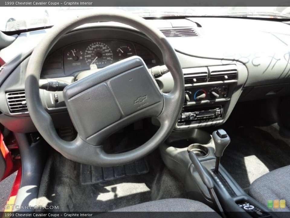 Graphite Interior Dashboard for the 1999 Chevrolet Cavalier Coupe #50954892