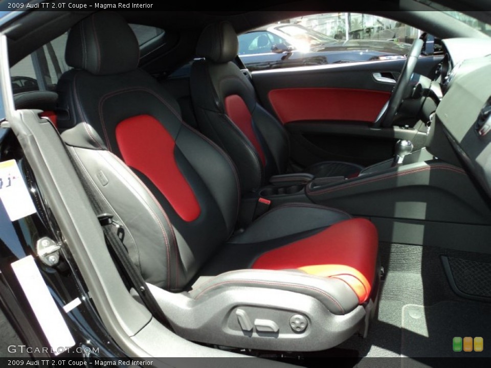 Magma Red Interior Photo for the 2009 Audi TT 2.0T Coupe #50956596