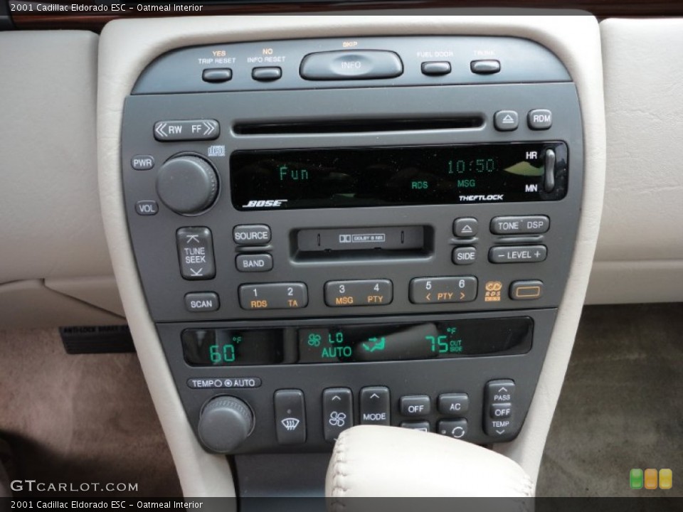 Oatmeal Interior Controls for the 2001 Cadillac Eldorado ESC #50958021