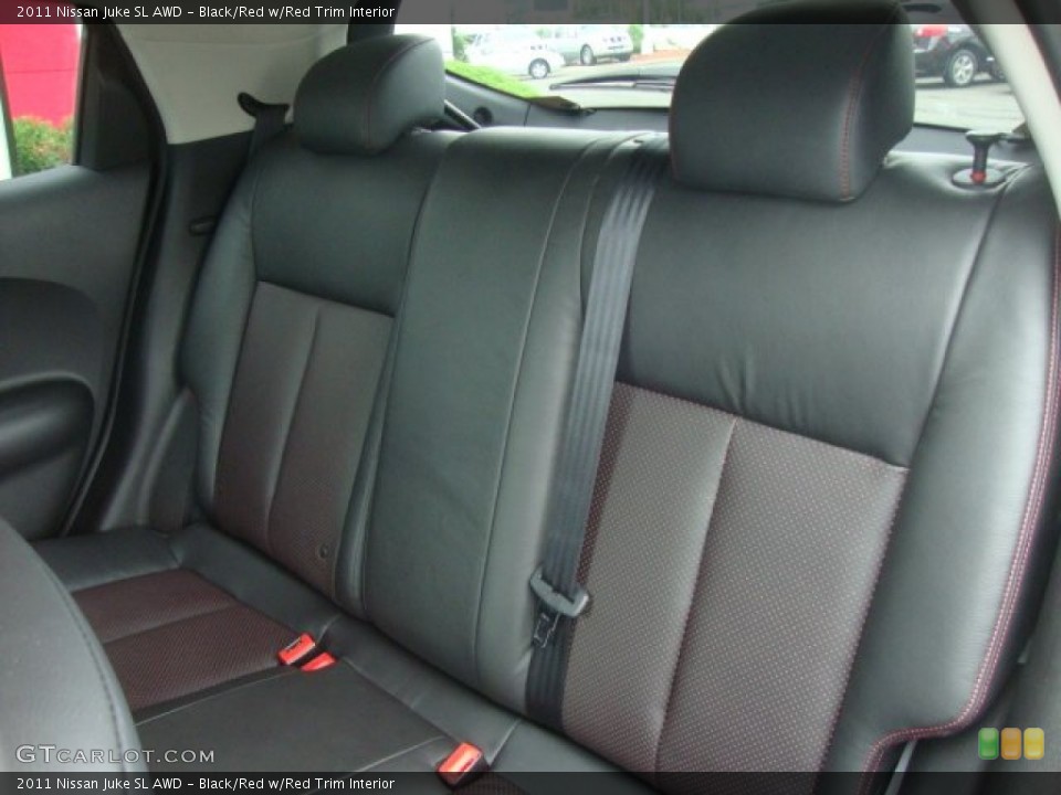 Black/Red w/Red Trim Interior Photo for the 2011 Nissan Juke SL AWD #50958249