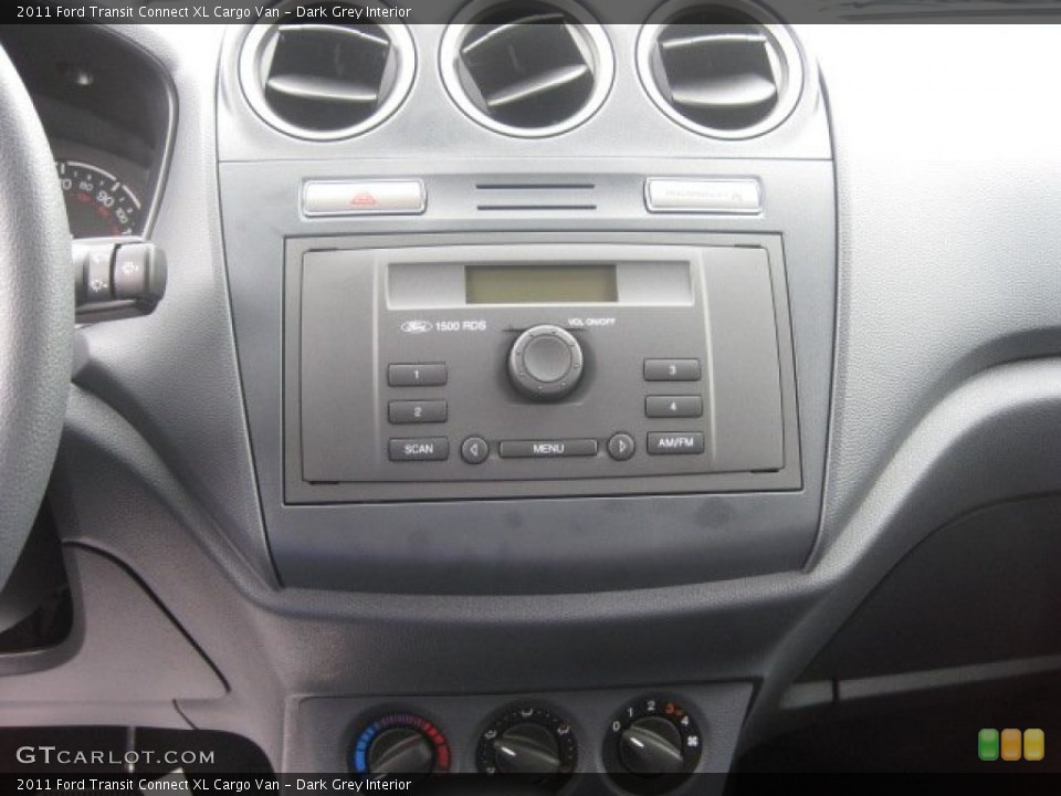 Dark Grey Interior Controls for the 2011 Ford Transit Connect XL Cargo Van #50960748