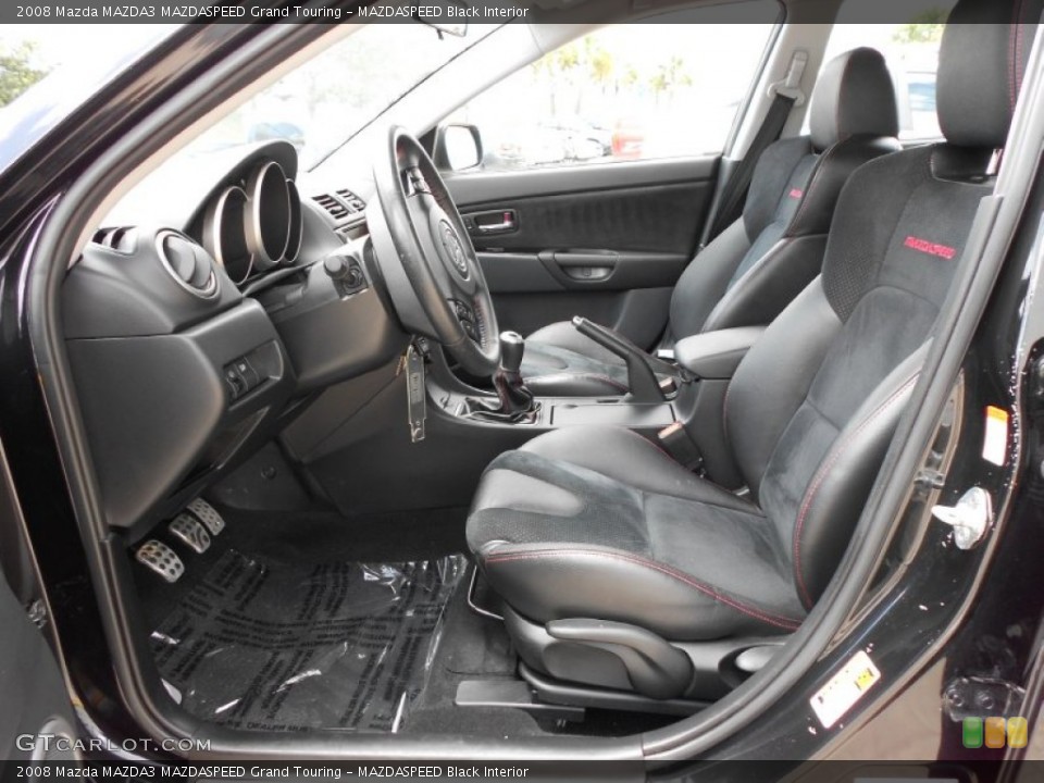 MAZDASPEED Black Interior Photo for the 2008 Mazda MAZDA3 MAZDASPEED Grand Touring #50960895