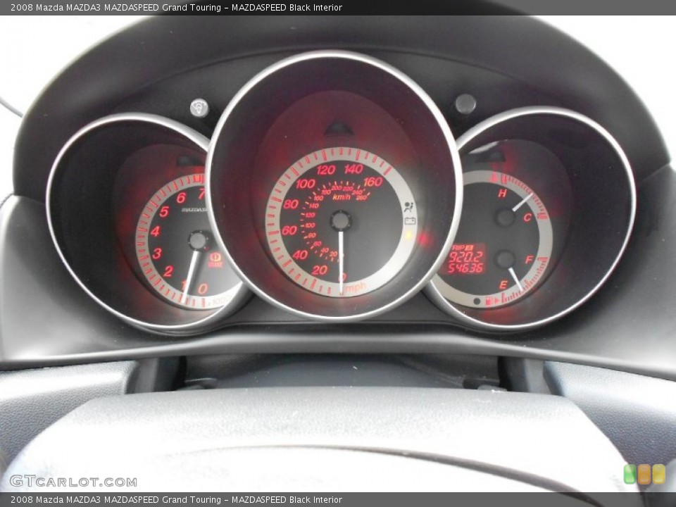 MAZDASPEED Black Interior Gauges for the 2008 Mazda MAZDA3 MAZDASPEED Grand Touring #50960985