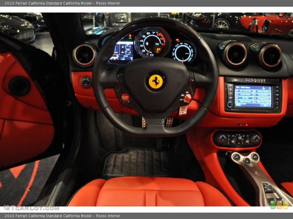 Rosso Interior Dashboard for the 2010 Ferrari California  #50961255