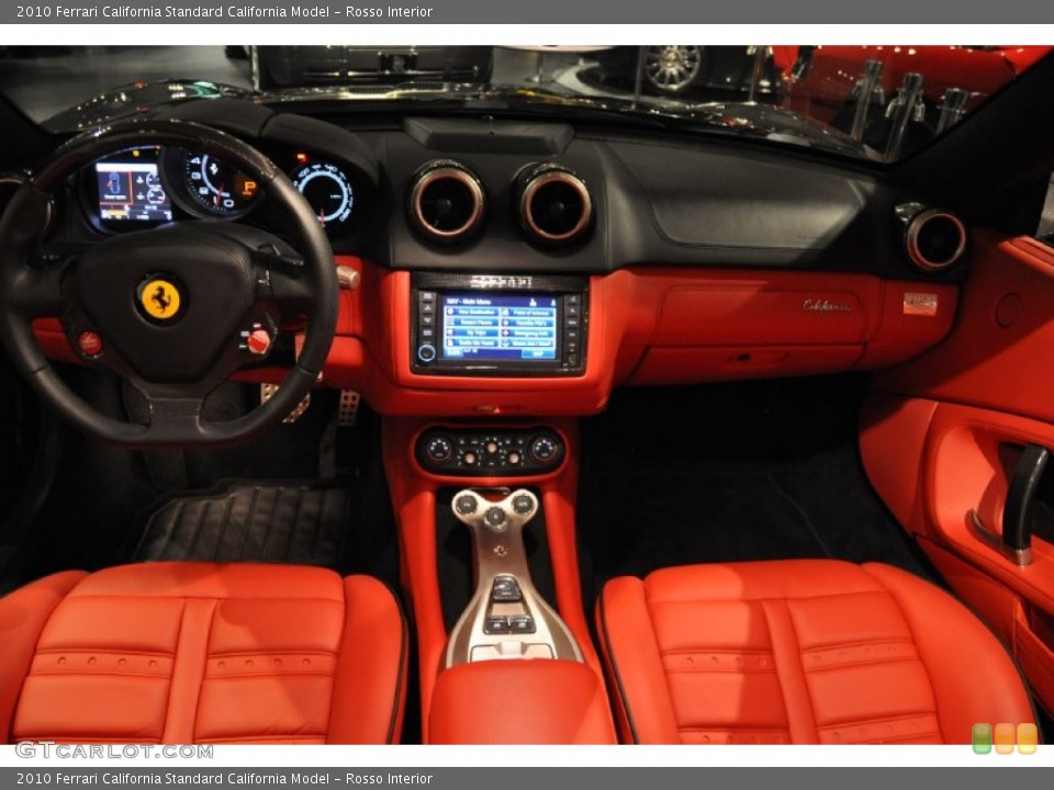 Rosso Interior Dashboard for the 2010 Ferrari California  #50961348