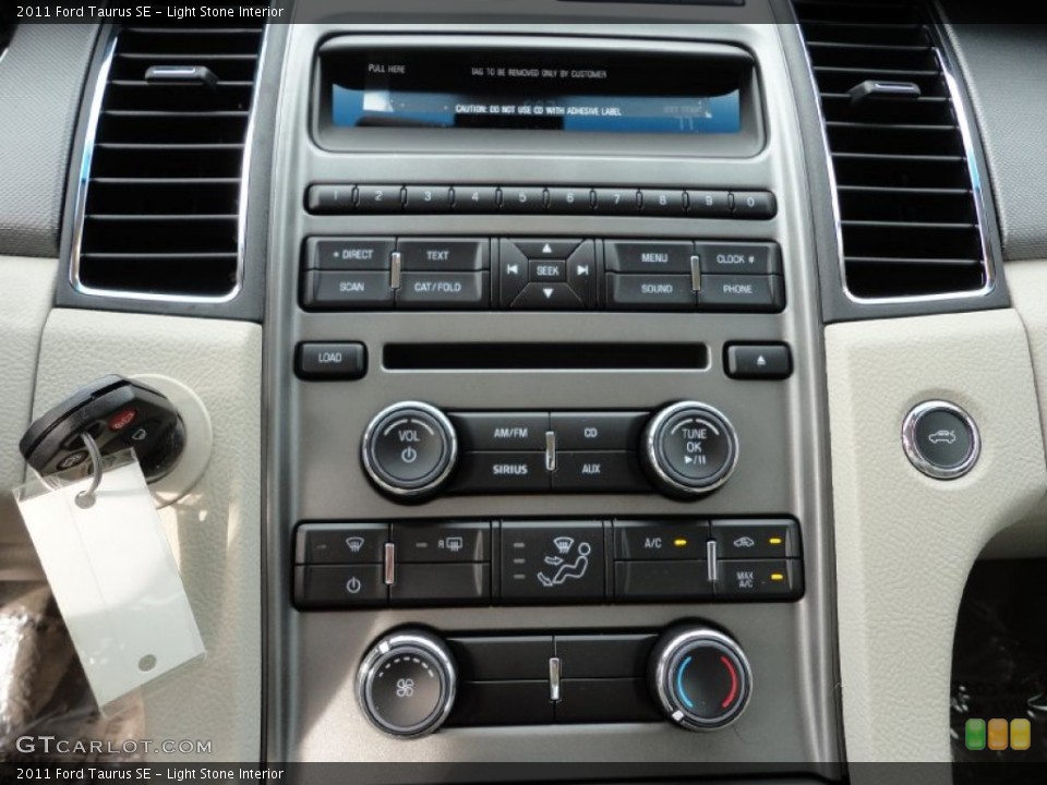 Light Stone Interior Controls for the 2011 Ford Taurus SE #50963436