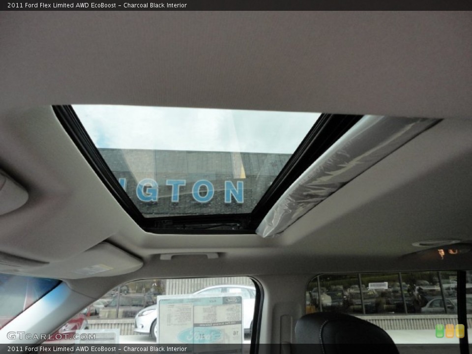 Charcoal Black Interior Sunroof for the 2011 Ford Flex Limited AWD EcoBoost #50963754