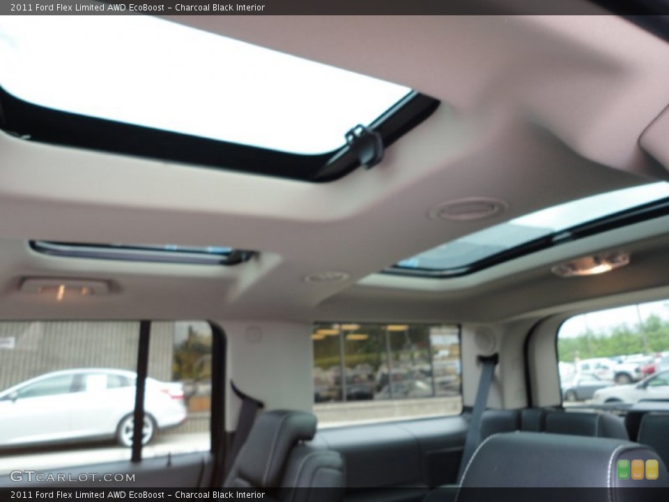 Charcoal Black Interior Sunroof for the 2011 Ford Flex Limited AWD EcoBoost #50963781