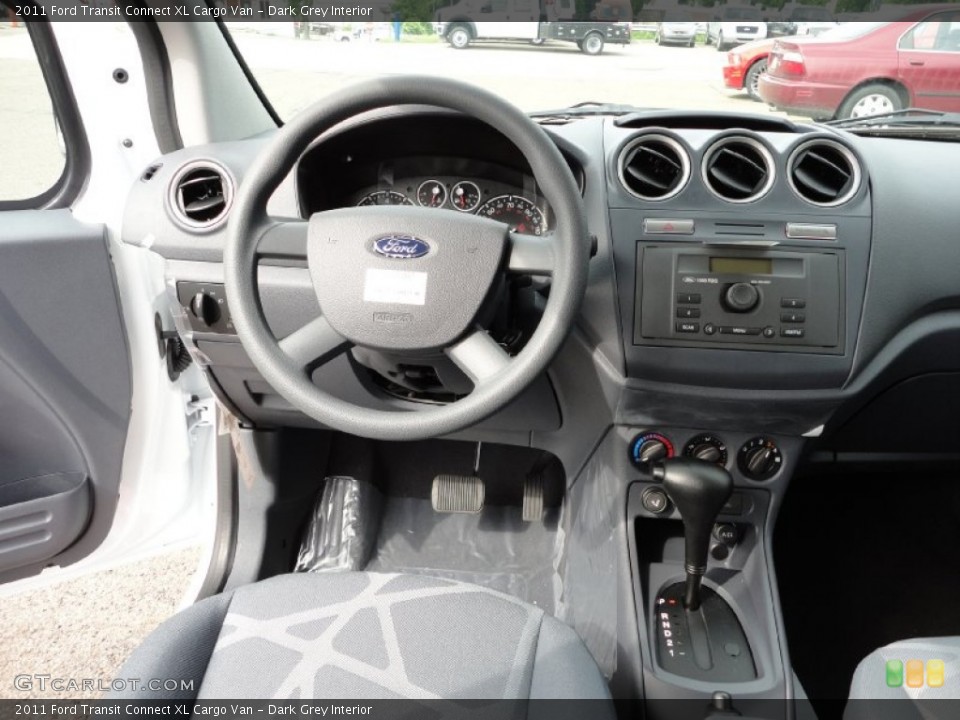 Dark Grey Interior Dashboard for the 2011 Ford Transit Connect XL Cargo Van #50964213