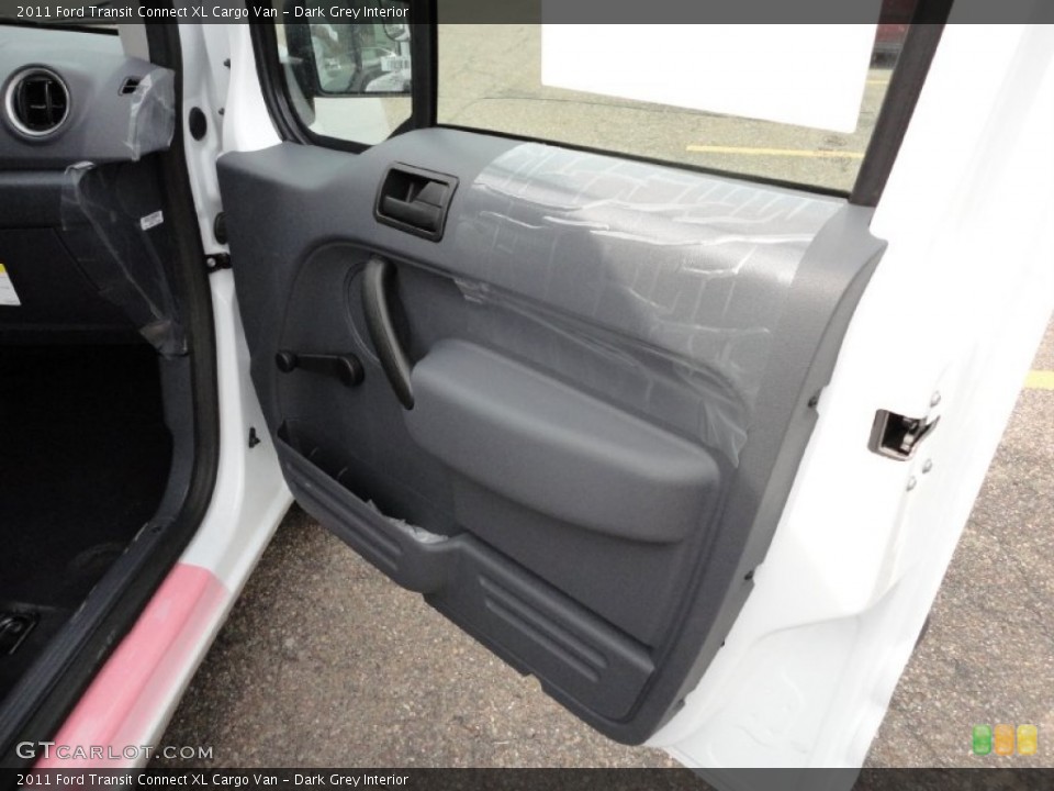 Dark Grey Interior Door Panel for the 2011 Ford Transit Connect XL Cargo Van #50964237
