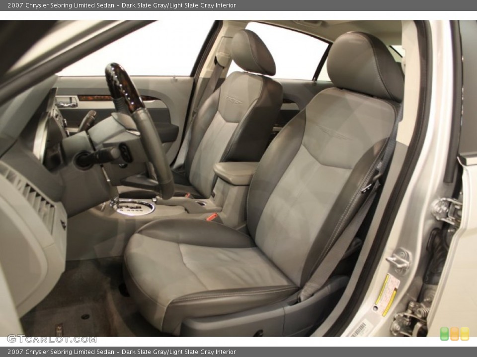 Dark Slate Gray/Light Slate Gray Interior Photo for the 2007 Chrysler Sebring Limited Sedan #50964417