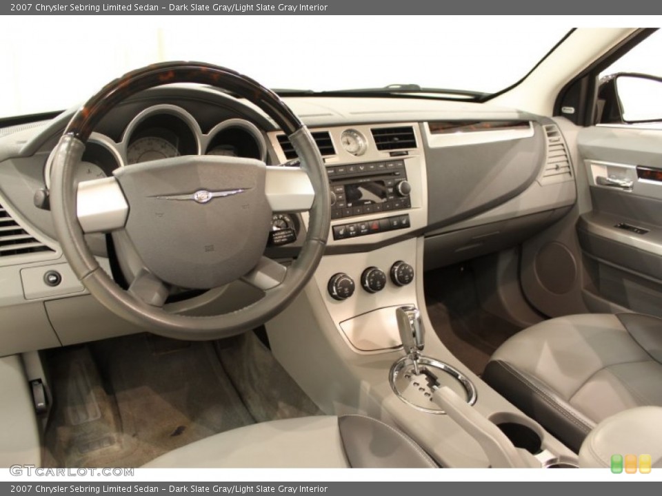 Dark Slate Gray/Light Slate Gray Interior Prime Interior for the 2007 Chrysler Sebring Limited Sedan #50964423