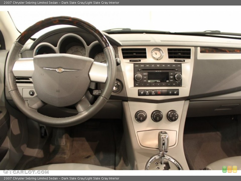 Dark Slate Gray/Light Slate Gray Interior Dashboard for the 2007 Chrysler Sebring Limited Sedan #50964465
