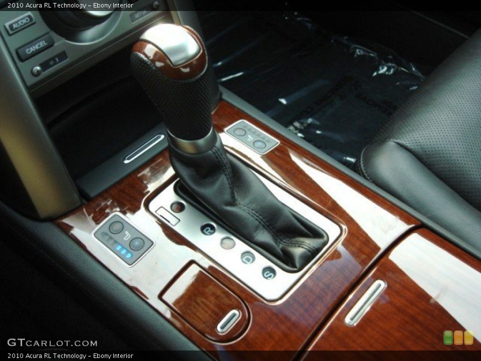 Ebony Interior Transmission for the 2010 Acura RL Technology #50967336