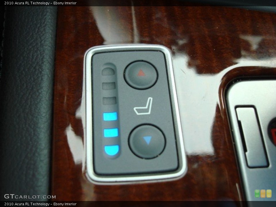 Ebony Interior Controls for the 2010 Acura RL Technology #50967348