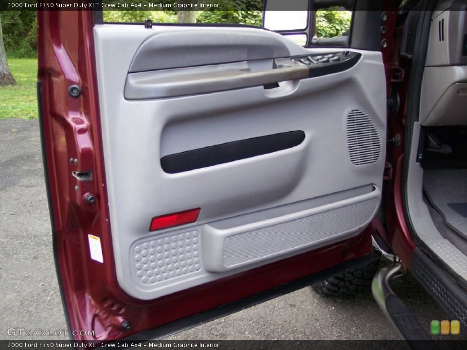 Medium Graphite Interior Door Panel for the 2000 Ford F350 Super Duty XLT Crew Cab 4x4 #50969364