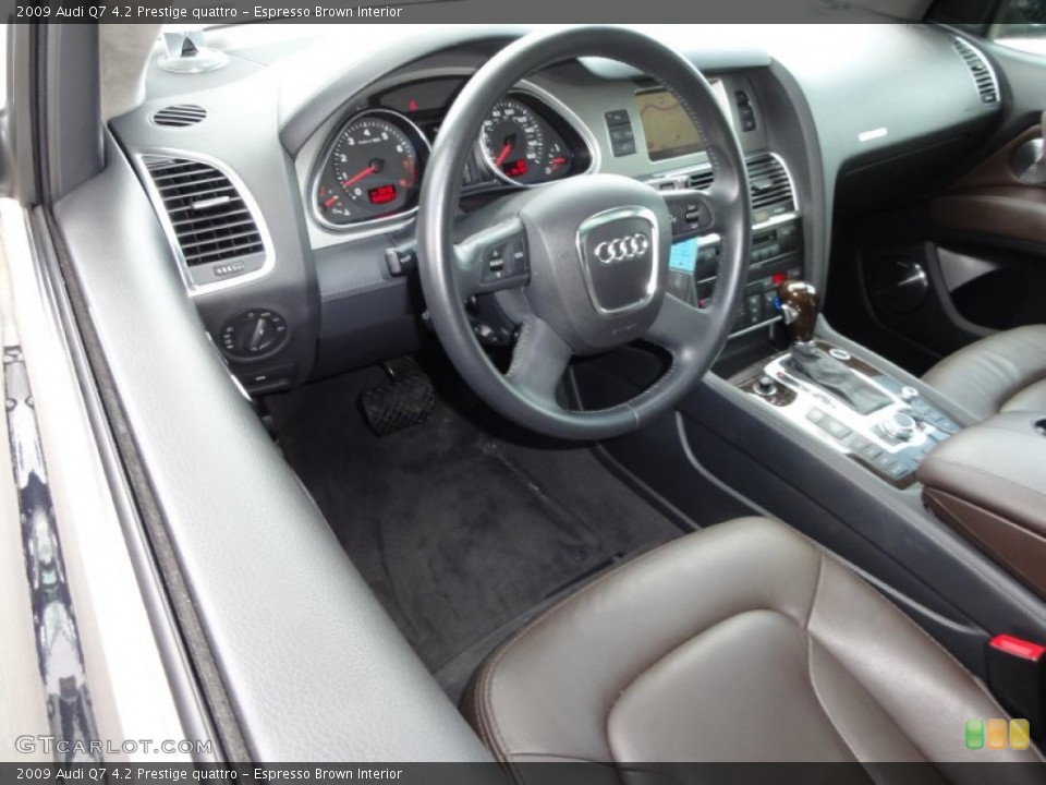 Espresso Brown Interior Photo for the 2009 Audi Q7 4.2 Prestige quattro #50976087
