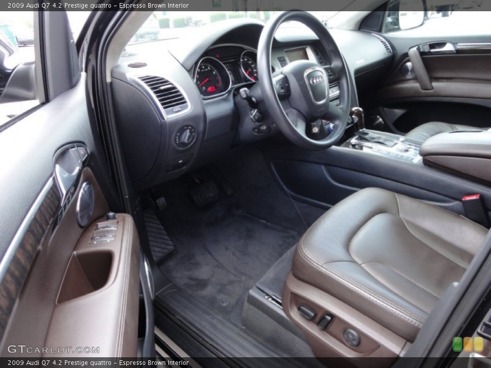 Espresso Brown Interior Photo for the 2009 Audi Q7 4.2 Prestige quattro #50976102
