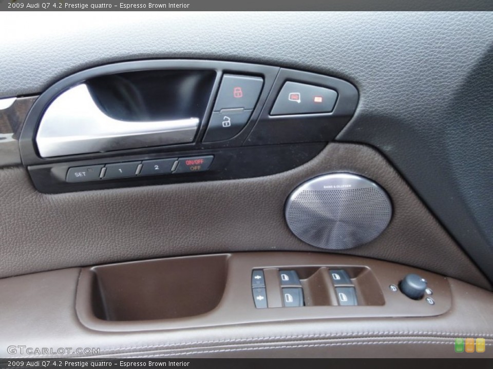 Espresso Brown Interior Controls for the 2009 Audi Q7 4.2 Prestige quattro #50976132
