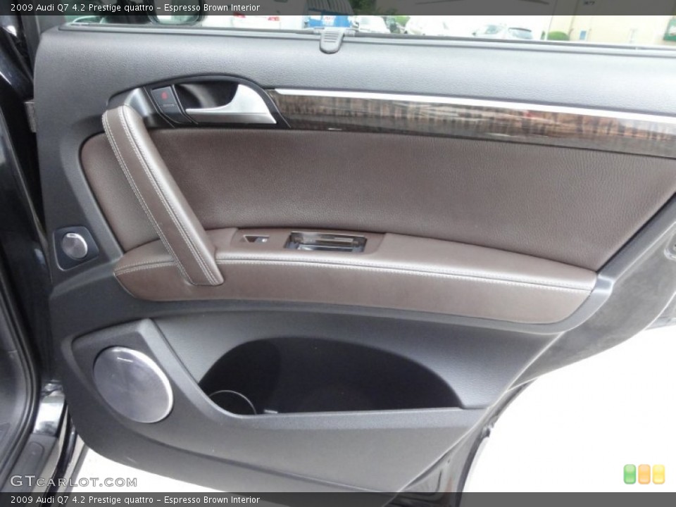 Espresso Brown Interior Door Panel for the 2009 Audi Q7 4.2 Prestige quattro #50976264