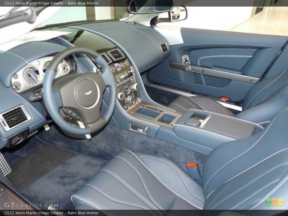 Baltic Blue 2012 Aston Martin Virage Interiors